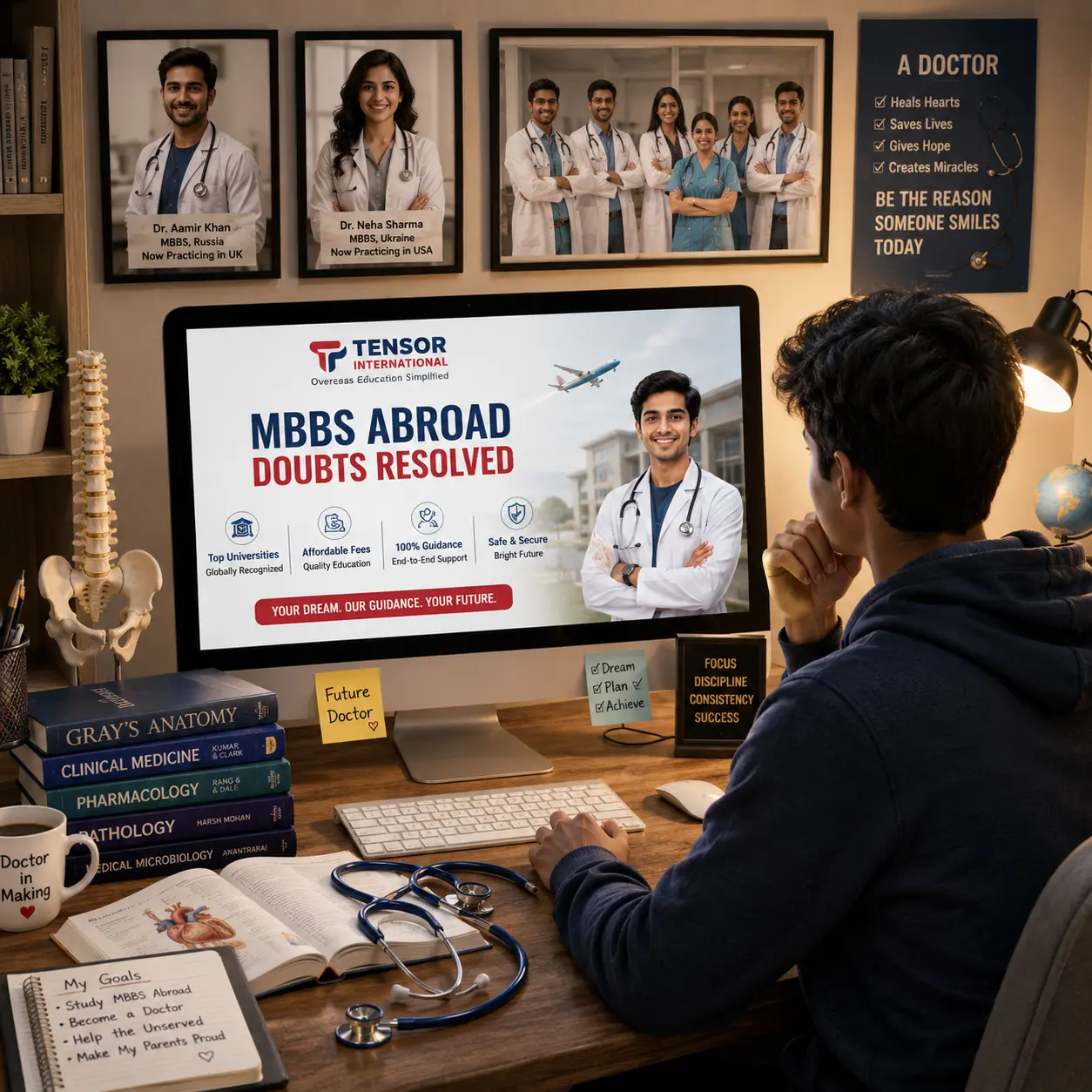 Tensor International solving the mbbs abroad doubts students commonly have