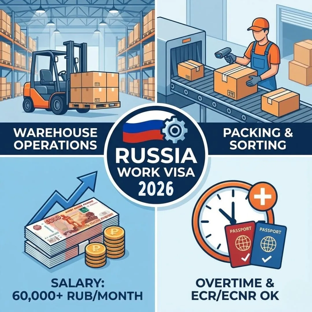 Best Paying Warehouse Worker Jobs in Russia 2026 – 60,000+ RUB + Guaranteed Overtime