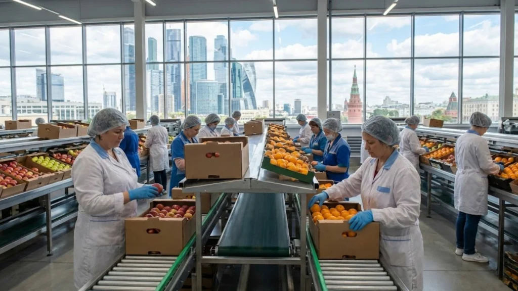 Instant Hiring: Fruit Packing Jobs in Russia – 50,000 RUB Salary + Free Food & Accommodation