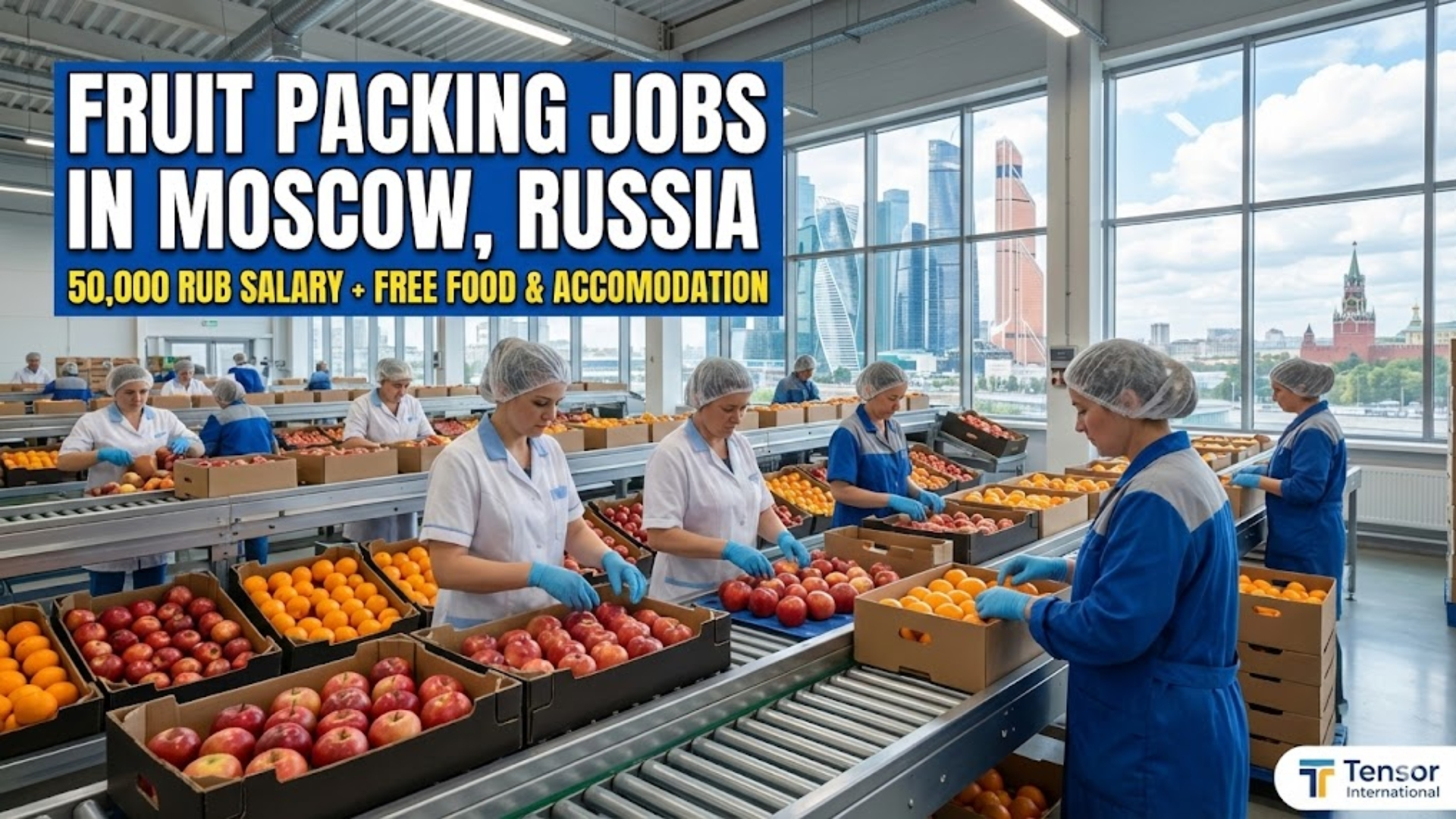 Instant Hiring: Fruit Packing Jobs in Russia – 50,000 RUB Salary + Free Food & Accommodation