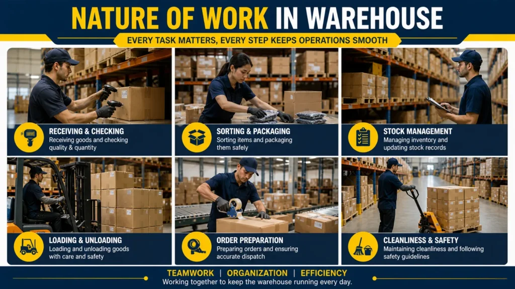 Warehouse jobs in Russia with 900–1000 USD salary and free accommodation.