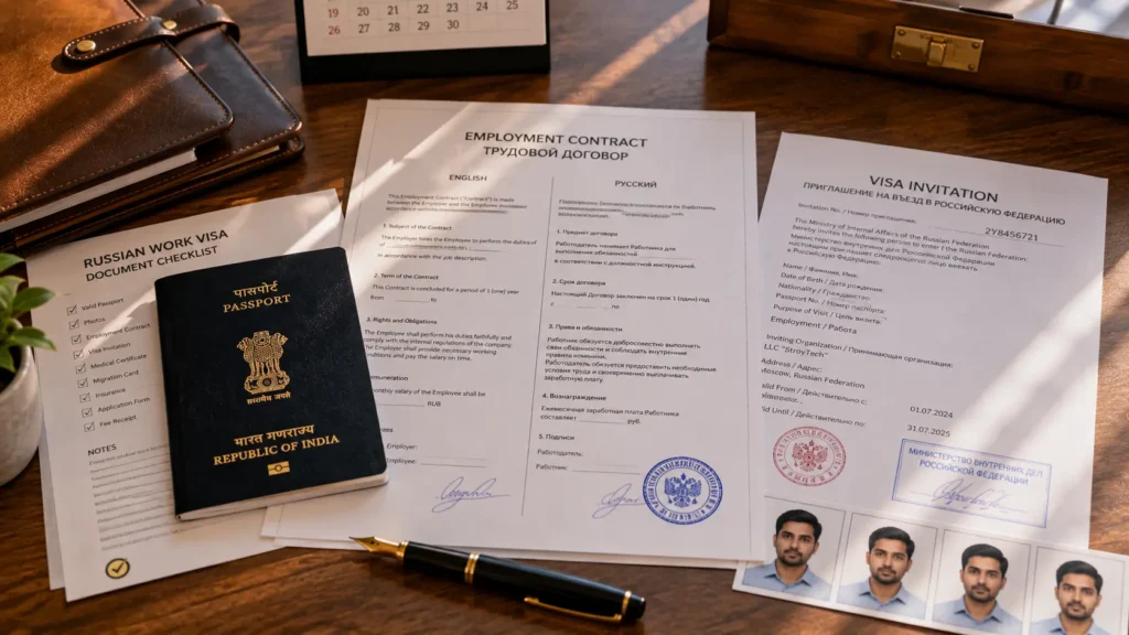 Russia Work Permit for Indians 2026 – Best Visa Guide Russia Work Permit for Indians 2026 – Best Visa Guide